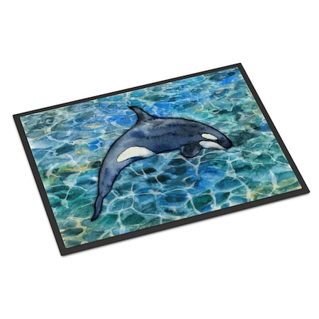 Carolines Treasures 18 x 27 in. Killer Whale Orca No.2 Indoor or Outdoor Mat BB5335MAT